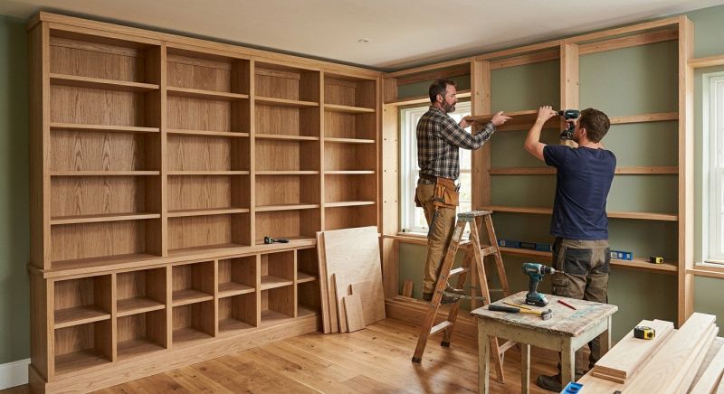 Bookcase Installation in Durham, NC