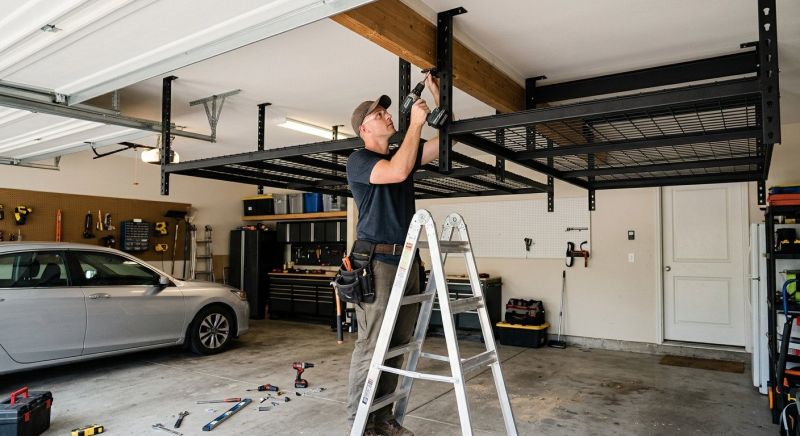 Ceiling Rack Installation in Raleigh, NC
