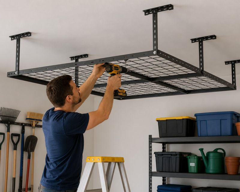 Ceiling Rack Installation in Loudoun County, VA