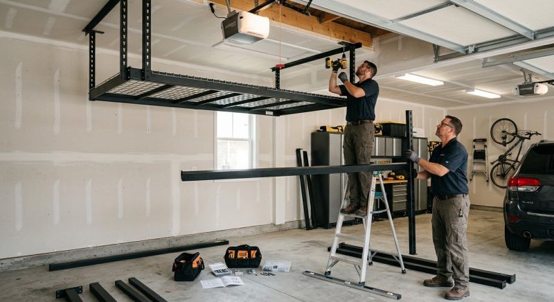 Ceiling Rack Installation in Loudoun County, VA