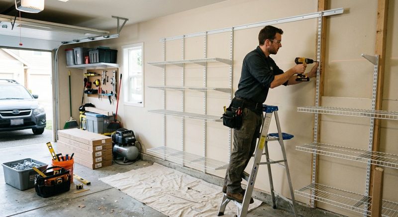 Garage Shelves Installation in Fairfax County, VA
