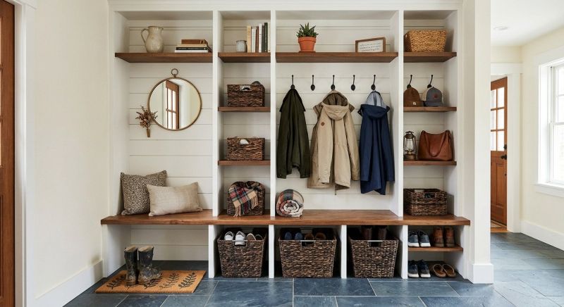 Mudroom Carpentry Installation in Frederick, MD